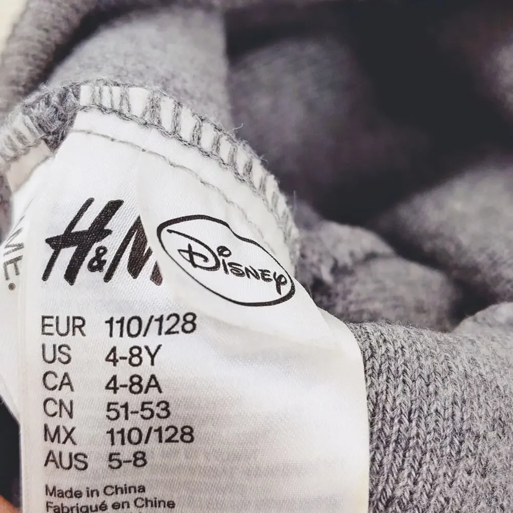 Disney H&H Mickey Mouse Gray Hat 4-8y Kids Iconic